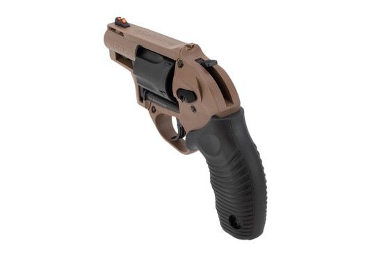 Taurus poly protector revolver features a fiber optic front sight